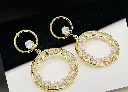 Round earrings ERN004